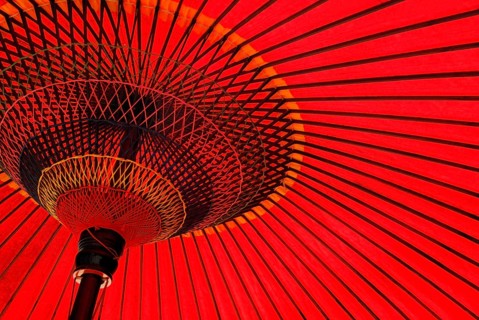 Japanese paper sunshade, sunshade, parasol, sunshade, Japan, Asia