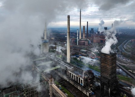 Duisburg, Ruhr area, North Rhine-Westphalia, Germany, ThyssenKrupp Steel Europe in