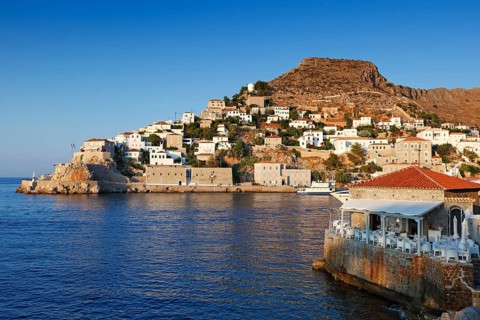 Hydra has surely the most picturesque harbor in Greece