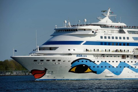 MS AIDA cara, Kiel, Schleswig-Holstein, Germany, Europe