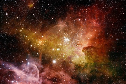 Nebulae and stars in outer space, glowing mysterious universe. Elements of this image furnished by