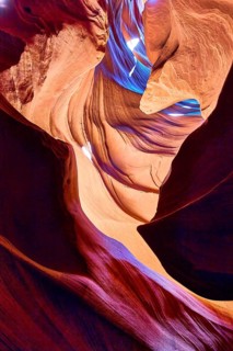 Majestic natural architecture of the Antelope Slot Canyon, Navajo Tribal Park, Arizona, USA, North