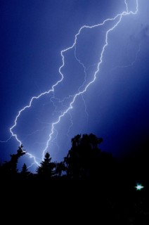 Lightning, thunderstorm