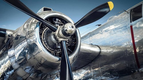 propeller of an historical warbird