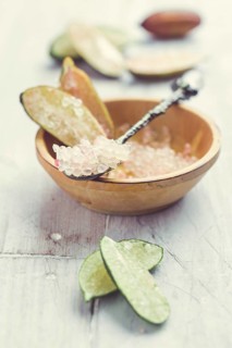Australian finger lime or caviar lime, edible fruits used in gourmet cuisine. Citrus australasica