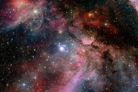 Nebula, cluster of stars in deep space. Science fiction art. Elements of this image furnished by