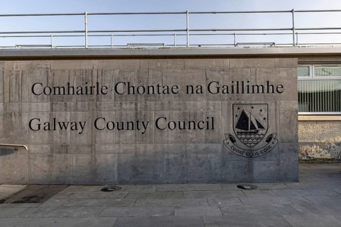 Engraving in Mauer, Galway County, Loughrea, Galway, Ireland, Europe
