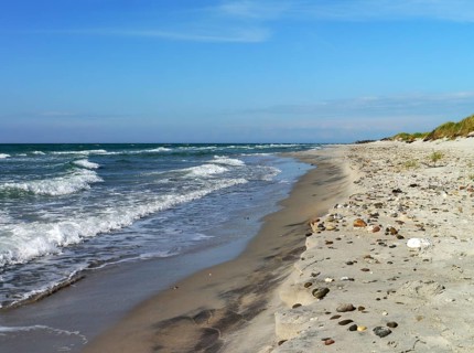 Anholt beach, island in the Kattegat
