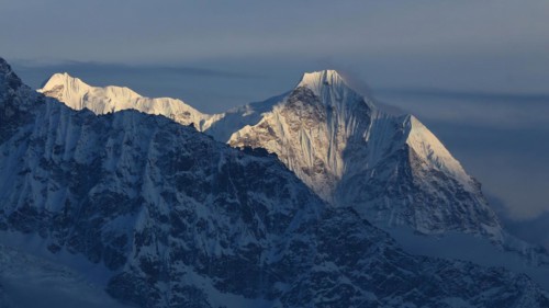 Evening scene in the Everest National Park