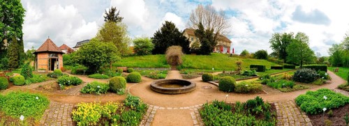 Medicinal plant garden, Celle, Lower Saxony, Germany, Europe