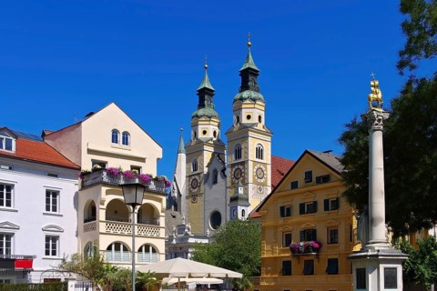 Brixen in Südtirol, the town Bressanone in Alto Adige