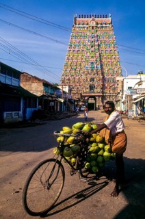 Sarangapani temple Rajagopuram the main gateway has eleven tiers and has a height of 173 ft 53 m in