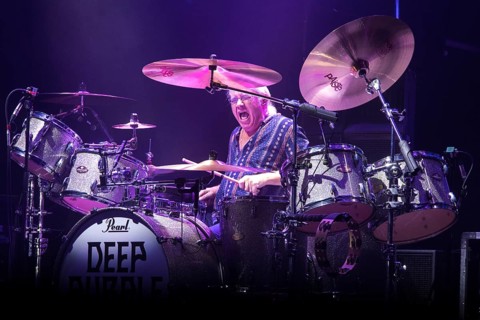 Ian PAICE on drums with passion