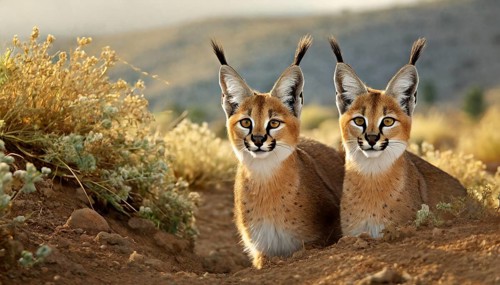 AI generated, animal, animals, mammal, mammals, biotope, habitat, two, foraging, wildlife, Africa,