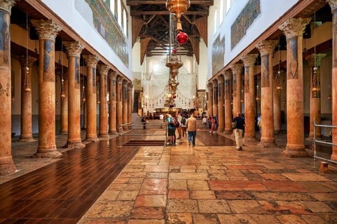 Jerusalem Bethlehem Israel. The church of the nativity birthplace of Jesus