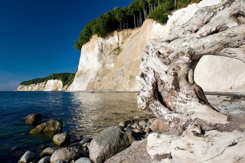 Cretaceous coast, Jasmund National Park, Island of Rügen, Mecklenburg-Western Pomerania, Germany,