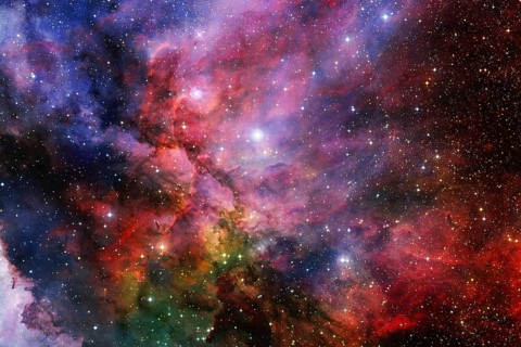 Beautiful galaxy somewhere in deep space. Cosmic wallpaper. Elements of this image furnished by