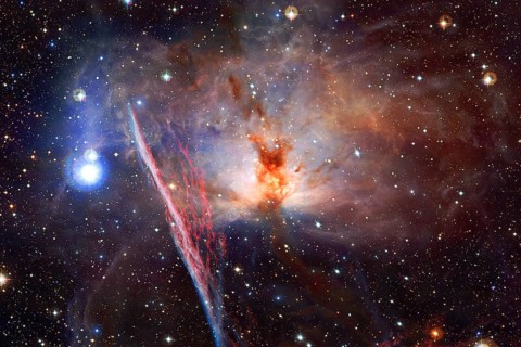Awesome of endless cosmos. Science fiction wallpaper. Elements of this image furnished by NASA