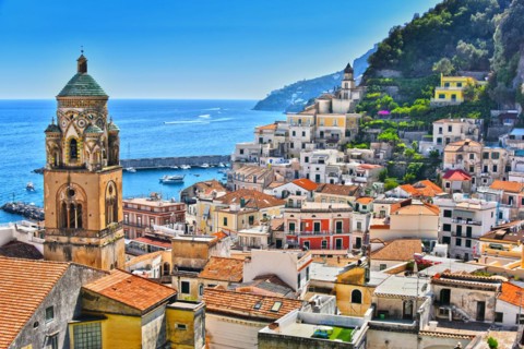 Amalfi in the province of Salerno, Campania, Italy, Europe