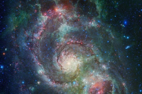 Outer space art. Starfield. Awesome nebulae. Elements of this image furnished by NASA