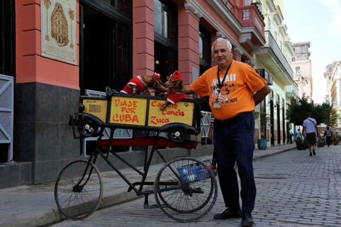Calle del Obispo, Old Town, Havana, Cuba, Central America