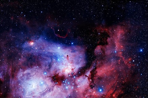Beautiful galaxy somewhere in deep space. Cosmic wallpaper. Elements of this image furnished by