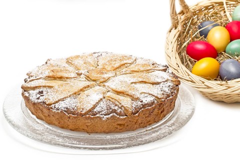 Carrot pie cake, home-baked