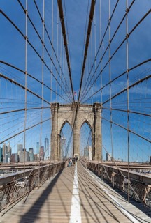 A picture of the Brookyn Bridge