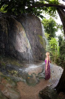 Hughs Dale Waterfall, Christmas Island, Australia, Asia