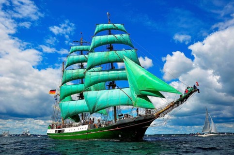 Baltic Sea, Windjammerparade, Kieler Förde, Kieler Woche, Kiel, Schleswig-Holstein, Germany, Europe