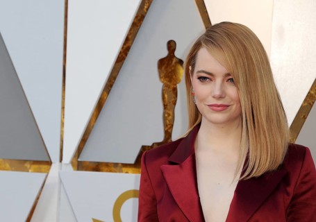 Emma Stone at the 90th Annual Academy Awards held at the Dolby Theatre in Hollywood, USA on March