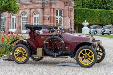Vintage Opel Torpedo, Germany 1911, 4-cylinder, 4-speed, 1. 100 kg, 50 km h, Classic Gala,