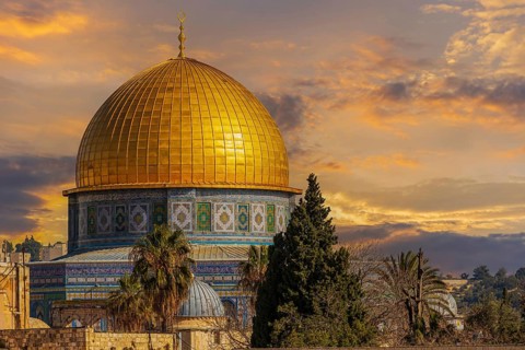 The Dome of the Rock on the Temple Mount
