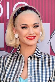 Katy Perry at the 2019 iHeartRadio Music Awards held at the Microsoft Theater in Los Angeles, USA