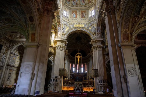 Basilica of Santa Maria Maggiore, Bergamo, Province of Bergamo, Italy, Europe