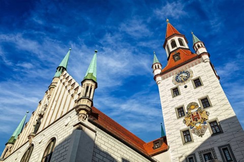 Old Town Hall (Altes Rathaus) in Munich, Bavaria, Germany, Europe