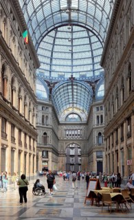 Galleria Umberto I, shopping arcade in the old town of Naples, Campania, Italy, Europe