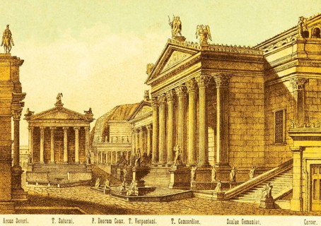 Arcus Severi or Arco di Settimio Severo, Arch of Septimius Severus, Templum Saturni, Temple of