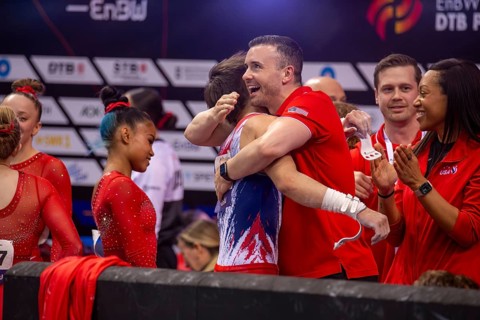 EnBW DTB-Pokal Stuttgart 2025, Mixed Cup***Picture: Great joy for the USA team after the victory