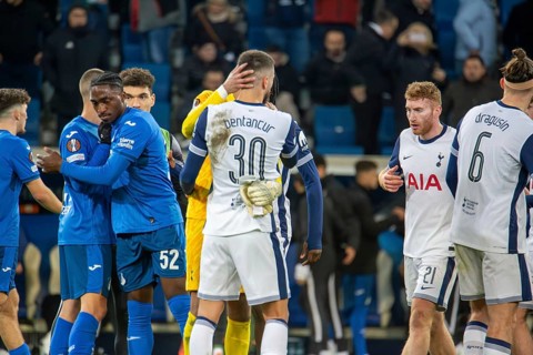 Football UEFA Europa League, 2024/25 season, matchday 7: TSG Hoffenheim v Tottenham Hotspur.