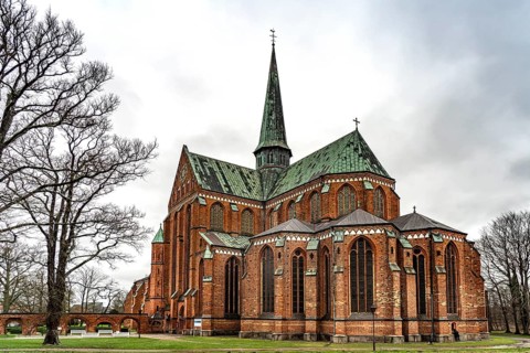 The Doberan Minster in Bad Doberan, Mecklenburg-Western Pomerania, Germany, Europe