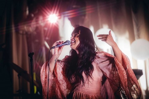 Maria Mena live on Tour 2025 at the Lido in Berlin on 31/01/2025. Note: the photo was taken through