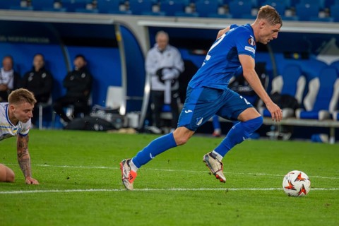 Football UEFA Europa League, 2024/25 season, matchday 2: TSG Hoffenheim v Dynamo Kiev. Picture: