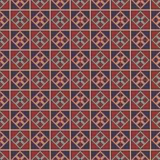 Embroidery Tatreez pattern, Palestinian fashion vector ornament