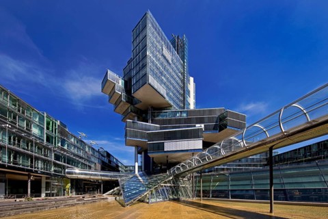 Administration building Nord LB, Norddeutsche Landesbank, architectural office Behnisch, Behnisch &