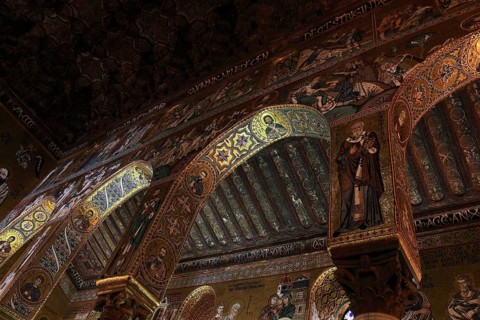 City of Palermo, Palazzo Reale, Royal Palace, also called Palazzo dei Normanni or Norman Palace, in