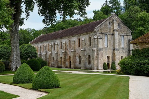 Fontenay Cistercian Abbey, Unesco World Heritage Site, Cote d'Or, Burgundy, France, Europe