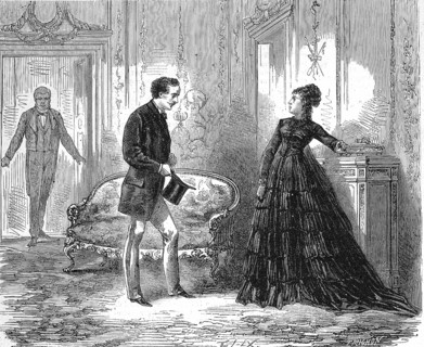 French Theatre, by Paul Forestier and Emile Augier, 1868, France, Historic, digitally restored