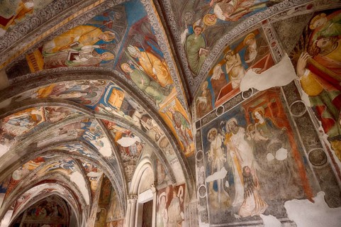 Frescoes in the cloister, Cathedral of the Assumption of Mary and St. Cassian, Bressanone