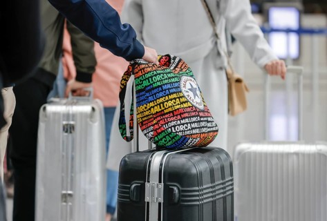 Düsseldorf, North Rhine-Westphalia, Germany - Düsseldorf Airport, Easter holidaymakers at the